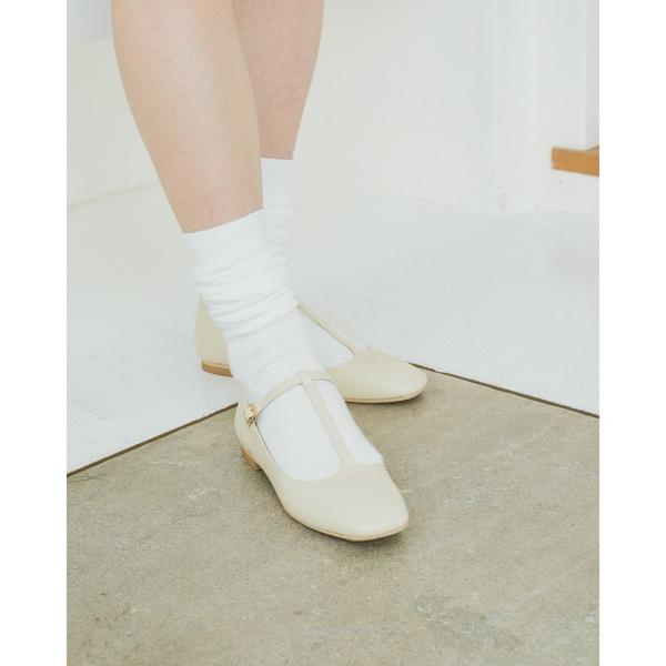 パンプス スクエアトゥ Tストラップ メリージェーン