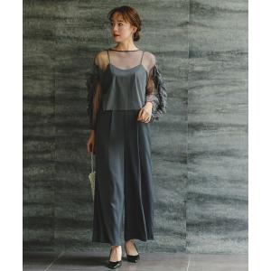 LAGUNAMOON パンツドレス 「WEB限定」LADYチュールドッキング LAGUNAMOON パンツドレス 「WEB限定」LADYチュールドッキング