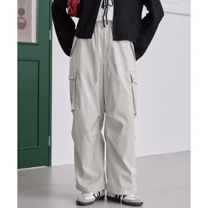 ワイドパンツ カーゴパンツ ワイドトラックパラシ...の商品画像