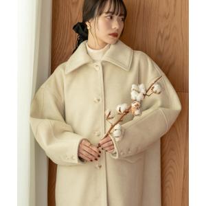 コート アウター ミニシャギーロングコート レディース