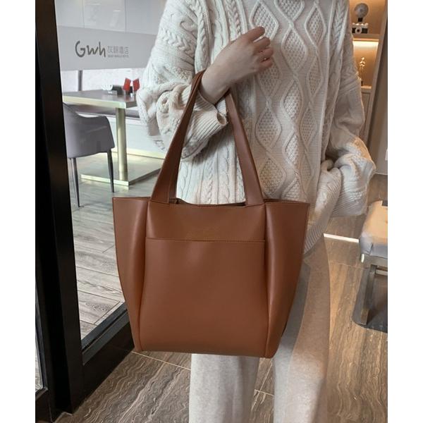 トートバッグ 「A4サイズ対応」フェイクレザー ビッグトート レディース