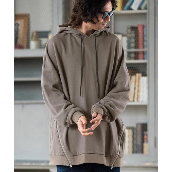 パーカー mpa3543- デザインジッププルパーカー メンズ レディース