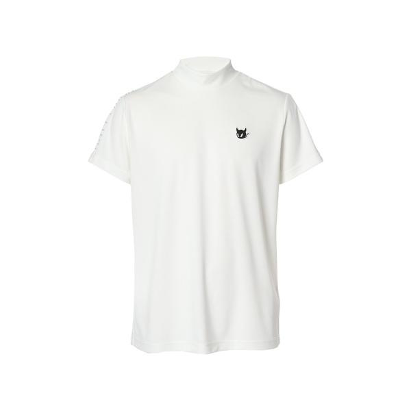 tシャツ MENS バックハニカム 半袖モックネック メンズ