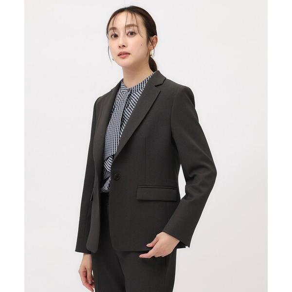 ジャケット テーラードジャケット 「通勤スーツ／入卒/セレモニー」ウーステッドカルゼ テーラードジャ...