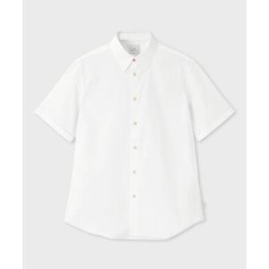 ✨新品 未使用✨ Paul Smith 半袖 ニットワンピース ストライプ襟 Paul Smith フォーマル シャツ シャドーストライプ 半袖ドレス