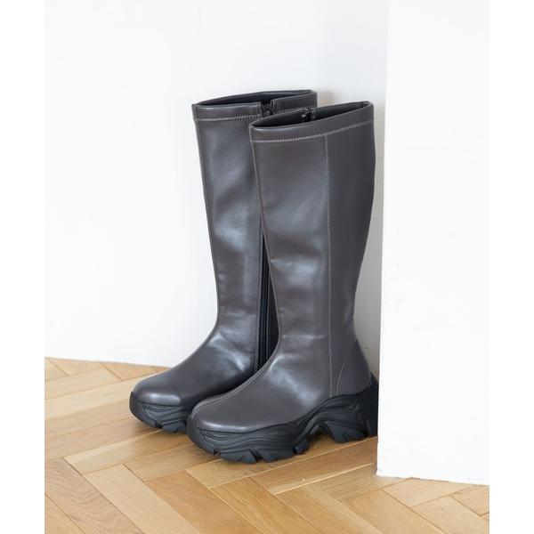 ブーツ スニーカーロングブーツ 144051 レディース