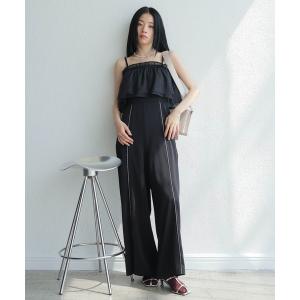 パンツドレス ラメチュールフリル×ベアロンパースセット
