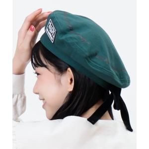 agnes b.（アニエスベー） 帽子 ベレー帽 キッズ ロゴ ウール ベレー