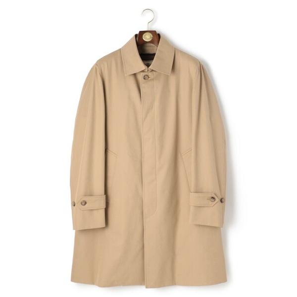 ステンカラーコート コート 「定番」コンパクトスピンギャバジン ステンカラーコート メンズ
