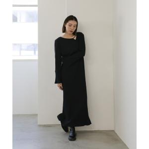 select MOCA（セレクトモカ） ワンピース デザインネックリブ