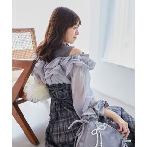 ワンピース ウエストきゅっとミルフィーユワンピの商品画像