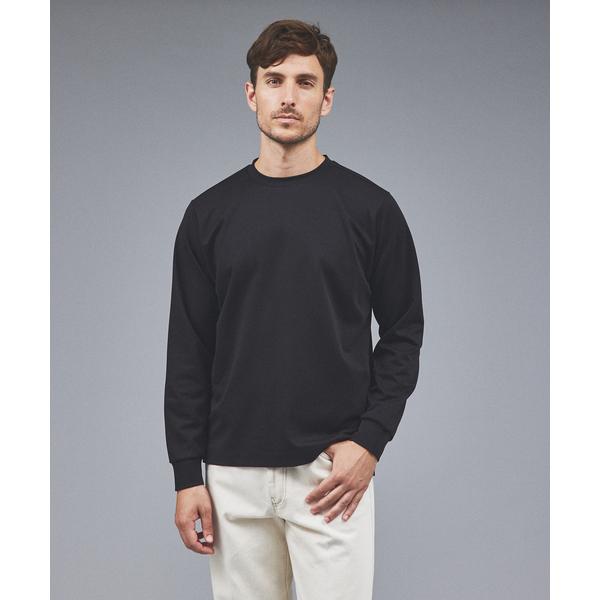 tシャツ 「超度詰」微起毛 スムース クルーネック ロングＴシャツ メンズ