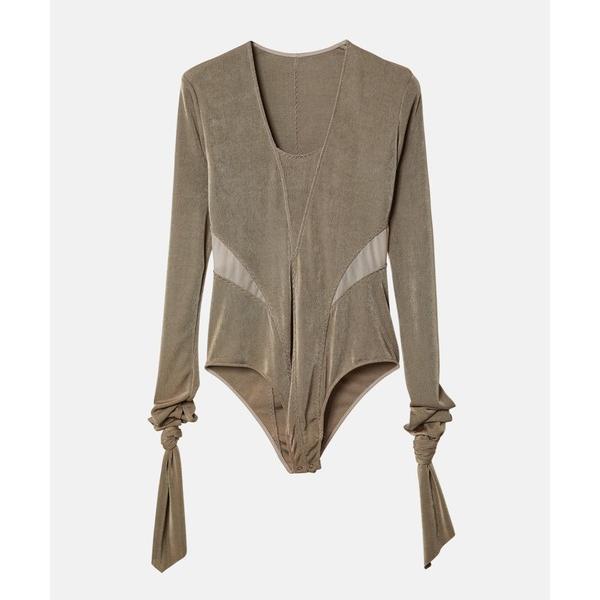 tシャツ プランジングネックラインボディスーツ / Plunging Neckline Body S...