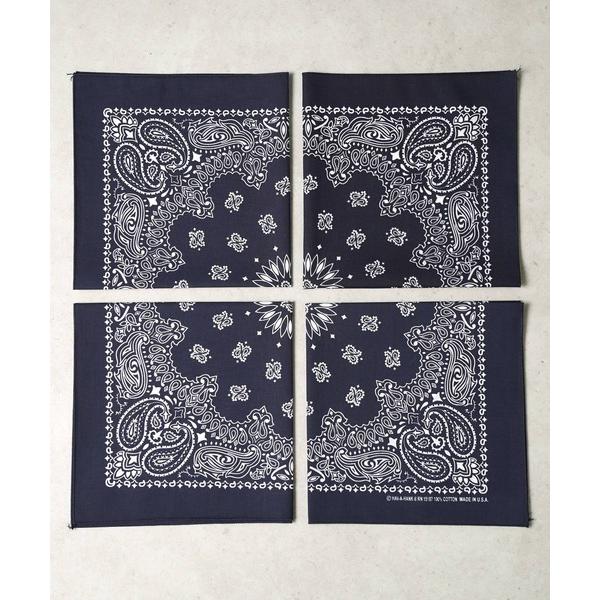 スカーフ バンダナ 「HAV-A-HANK」4枚セット Made in U.S.A ペイズリー柄 バ...