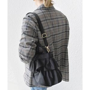 ショルダーバッグ バッグ 「WEB限定」 2WAY ナイロン フリル ショルダー バッグ レディース メンズ