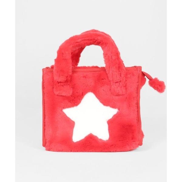 トートバッグ 「LADIES」星柄ファーバッグ「2024年秋冬」 レディース