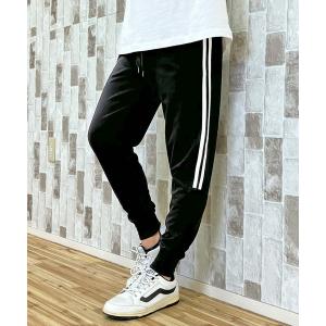 スウェットパンツ ジャージ 無地ライン入り ジャ...の商品画像