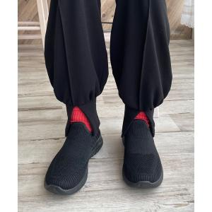 スニーカー 「軽量」メッシュ伸縮スリッポンスニーカー レディース