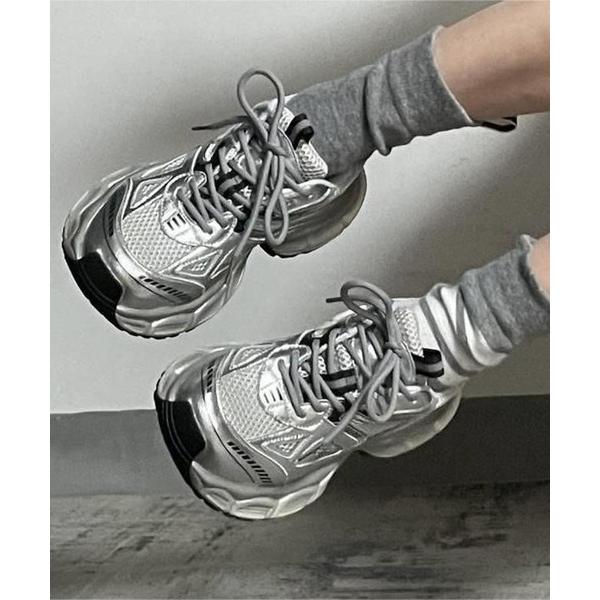 スニーカー 厚底 ボリュームソール ダッドスニーカー レディース