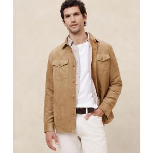 シャツ BANANA REPUBLIC FACTORY STORE　　ヴィーガンスエードシャツ メンズ