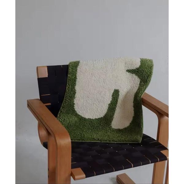 ラグ ラグマット 「 Sowel. / ソエル 」 ニュアンス モチーフ バイカラー ラグ / マッ...