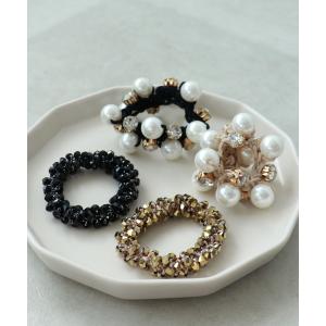 Three Four Time（スリーフォータイム） ヘアゴム ビーズ編みヘアゴム