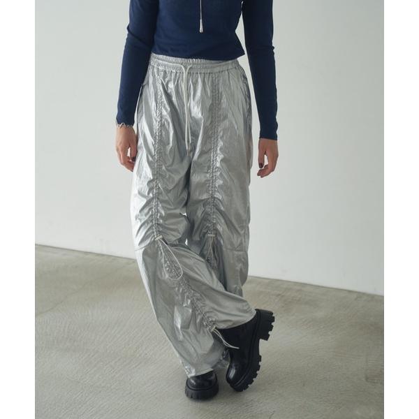 ワイドパンツ パンツ drawstring gather wide pants/ドロストギャザーワイ...