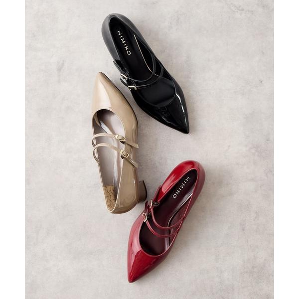 パンプス 「Made in Japan」「撥水」ダブルベルトメリージェーンパンプス/641314