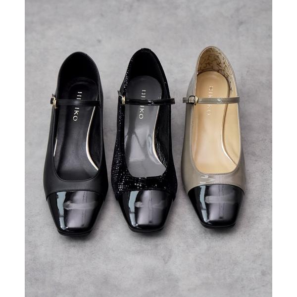 パンプス 「Made in Japan」トゥコンビネーションメリージェーンパンプス/641317