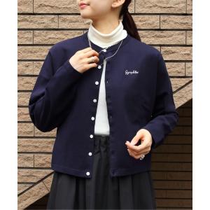 カーディガン GYMPHLEX/ジムフレックス　ショートクルーネックカーディガン　SHORT CREW NECK CARDIGAN　GY-C0367