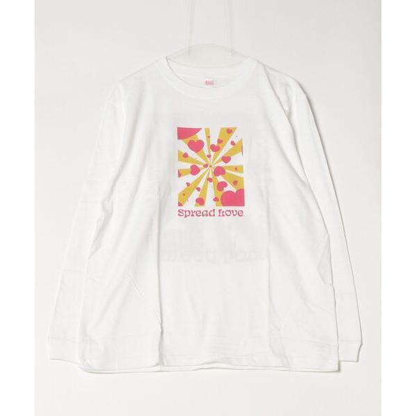 tシャツ Spread Loveオリジナルプリント L/S T レディース メンズ