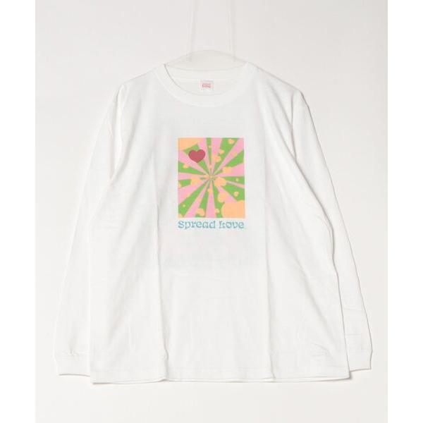 tシャツ Spread Loveオリジナルプリント L/S T レディース メンズ