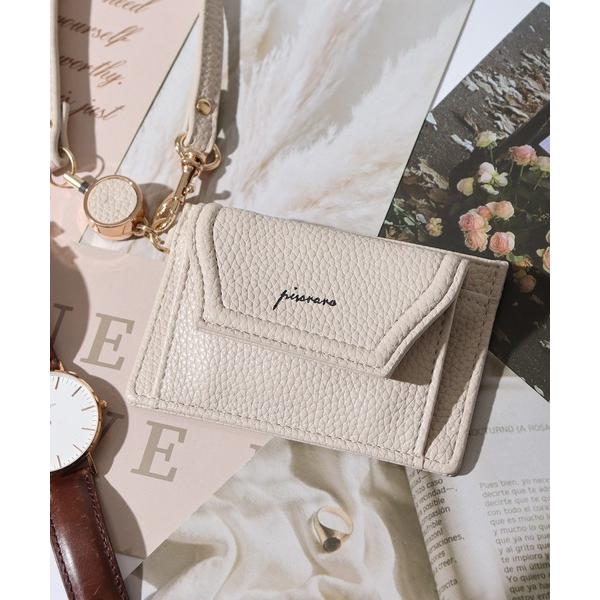 パスケース Pisoraro pastel ポケット付パスケース