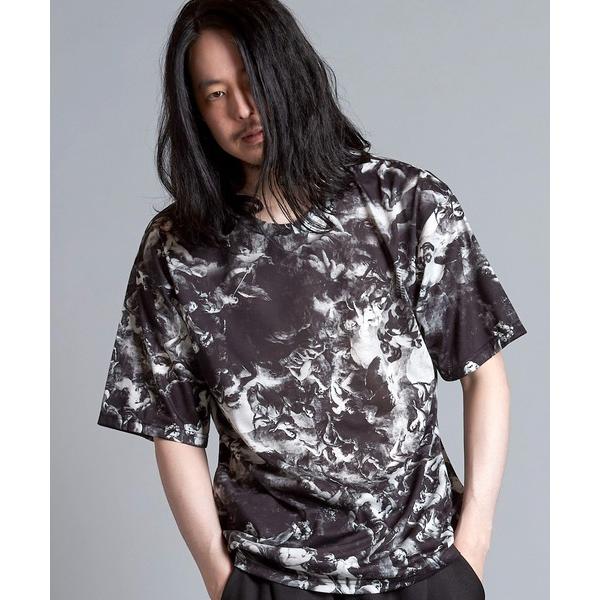 tシャツ 「NO ID.」Mural Print Big T-Shirt / Mural プリント ...