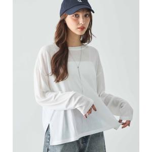 tシャツ 「WEB限定」シアートップス レディースの商品画像