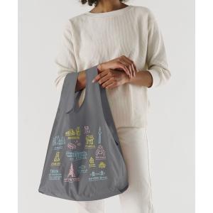 BAGGU（バグゥ） エコバッグ STANDARD BAGGU 551.TOKYO MAP マラカイト