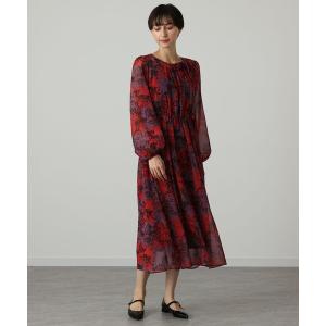 ANAYI（アナイ） ワンピース カットジャガードフラワープリント