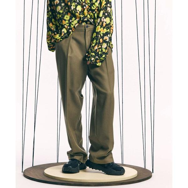 パンツ 「UNISEX」「Italian Dead Stock Fabric」One-Tuck Wi...