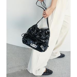 ショルダーバッグ バッグ OUTDOOR PRODUCTS/アウトドアプロダクツ エナメル リボン ドローイング ミニバッグ　限定展開 レディース