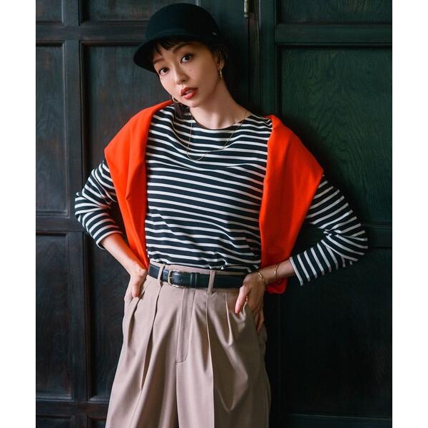 tシャツ 「洗える」Armor-lux ボーダー カットソー レディース