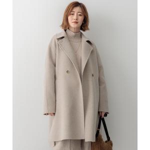 23区 今季【VERY掲載】MANTECOPureリバースタンドカラーコート VERY掲載】MANTECOPureリバー スタンドカラーコート | 23区(23KU