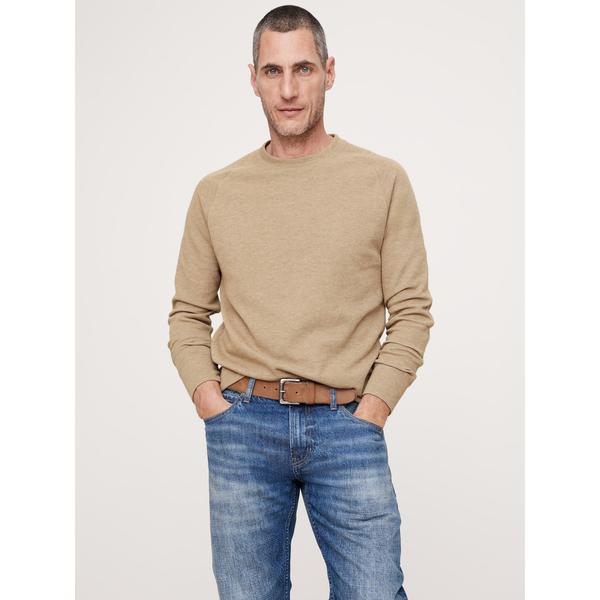 tシャツ スラブ ダブルニット クルーネックTシャツ メンズ