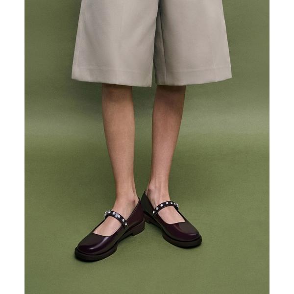 パンプス ジェムエンクラスト メリージェーン