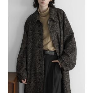 ステンカラーコート コート loose wool blend soutien collar coat / ルーズウールブレンドステンカラーコート メン