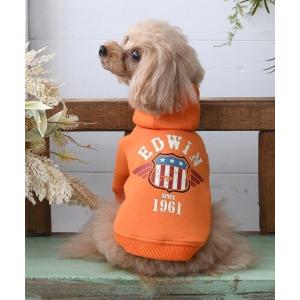 犬 服 EDWIN/もちのびアメカジパーカー