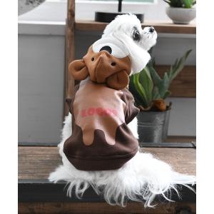 犬 服 LOGOS/なりきりクマパーカー