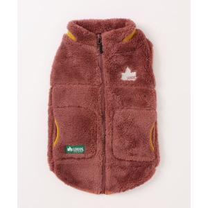 犬 服 LOGOS/ポイントカラーボアベスト中型犬の商品画像