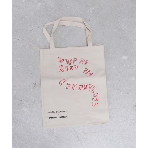 トートバッグ SAMSOE SAMSOE / SAGIOTTO SHOPPER(ロゴコットントートバ...