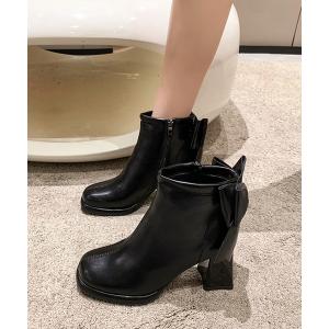 Pertini（ペルティニ） ショートブーツ 36.5 ブラック レディース