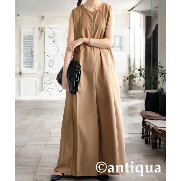 サロペット オーバーオール Iラインオールインワン レディース